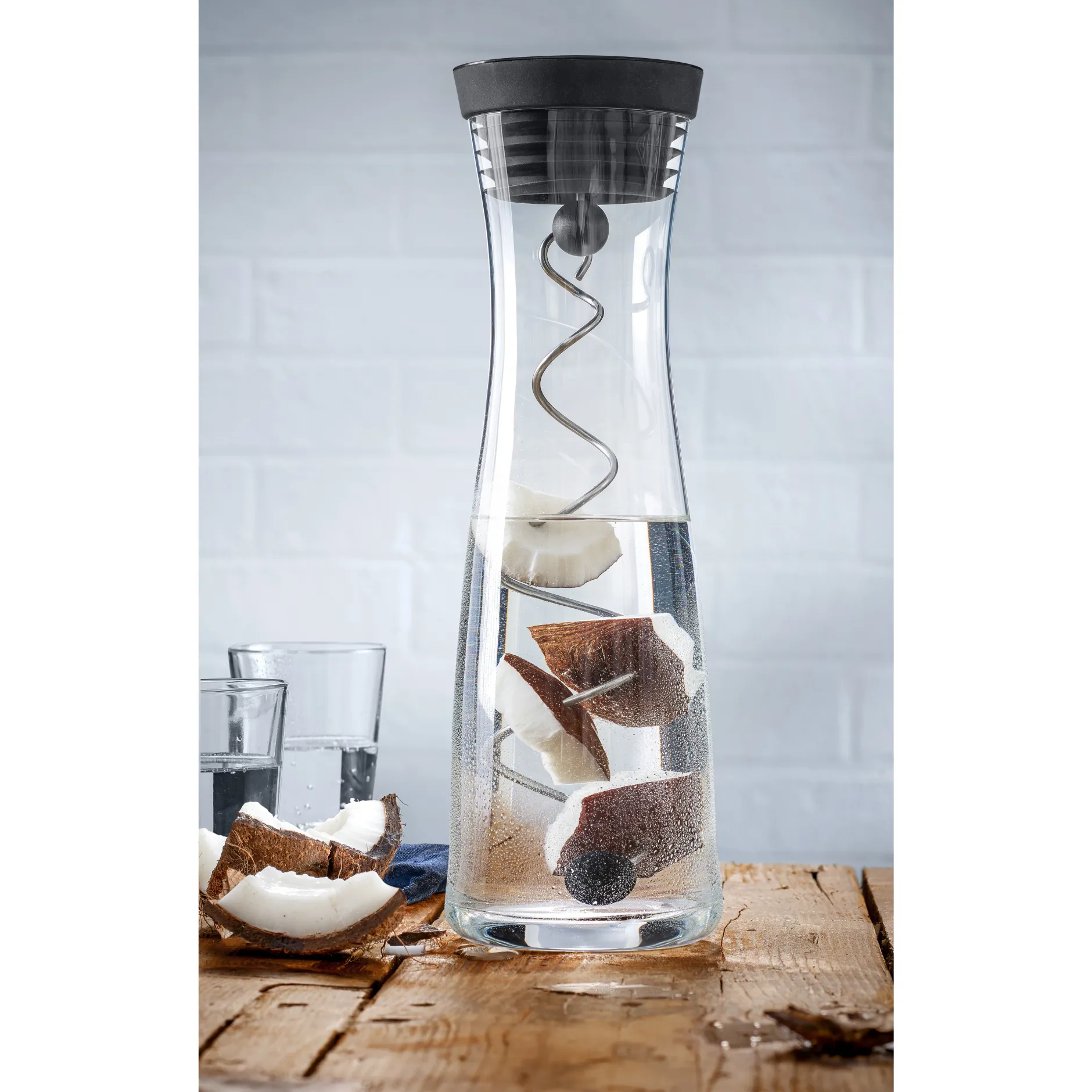 Basic Wasserkaraffe mit 2 Fruchtspießen|WMF Best