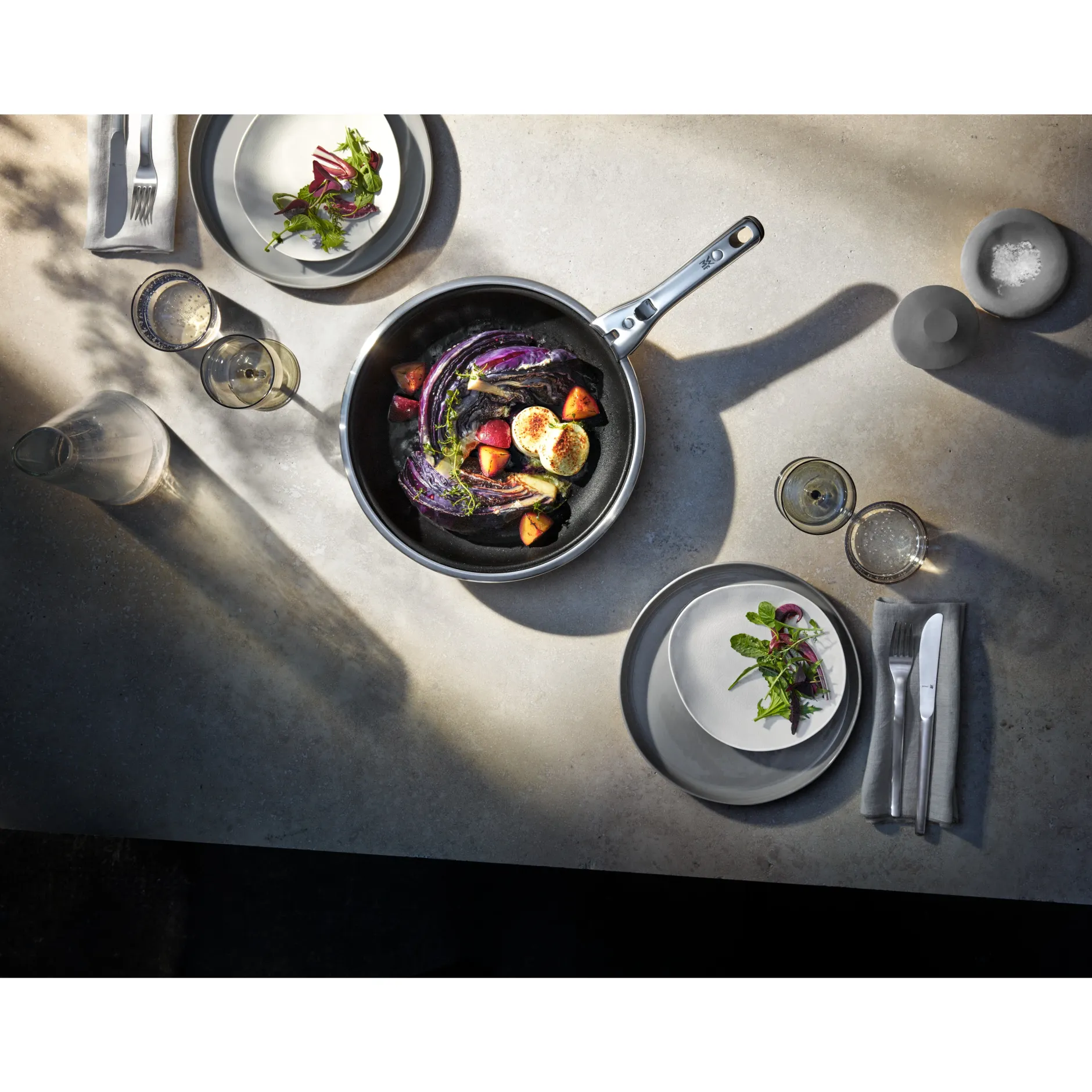 Click&Serve Bratpfanne mit Antihaftversiegelung, 24 cm|WMF