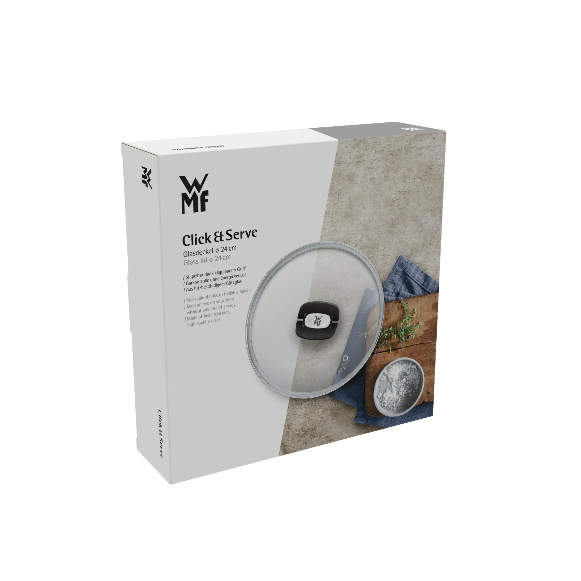 Click&Serve Glasdeckel, 24 cm|WMF Online