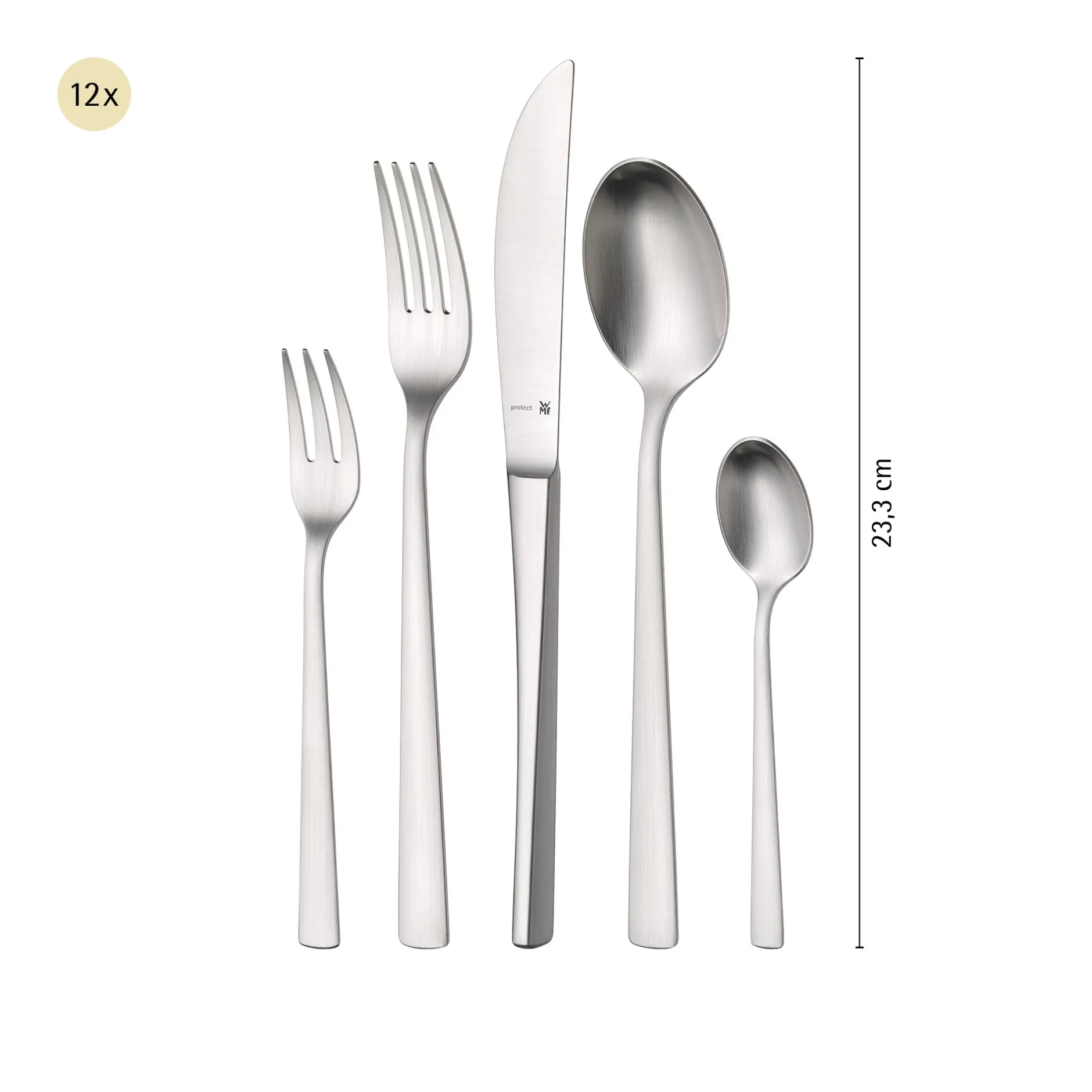 Corvo Besteck-Set, 66-teilig, Cromargan protect®|WMF Discount
