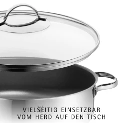 Devil Servier-Schmorpfanne mit Glasdeckel, 28 cm|WMF New