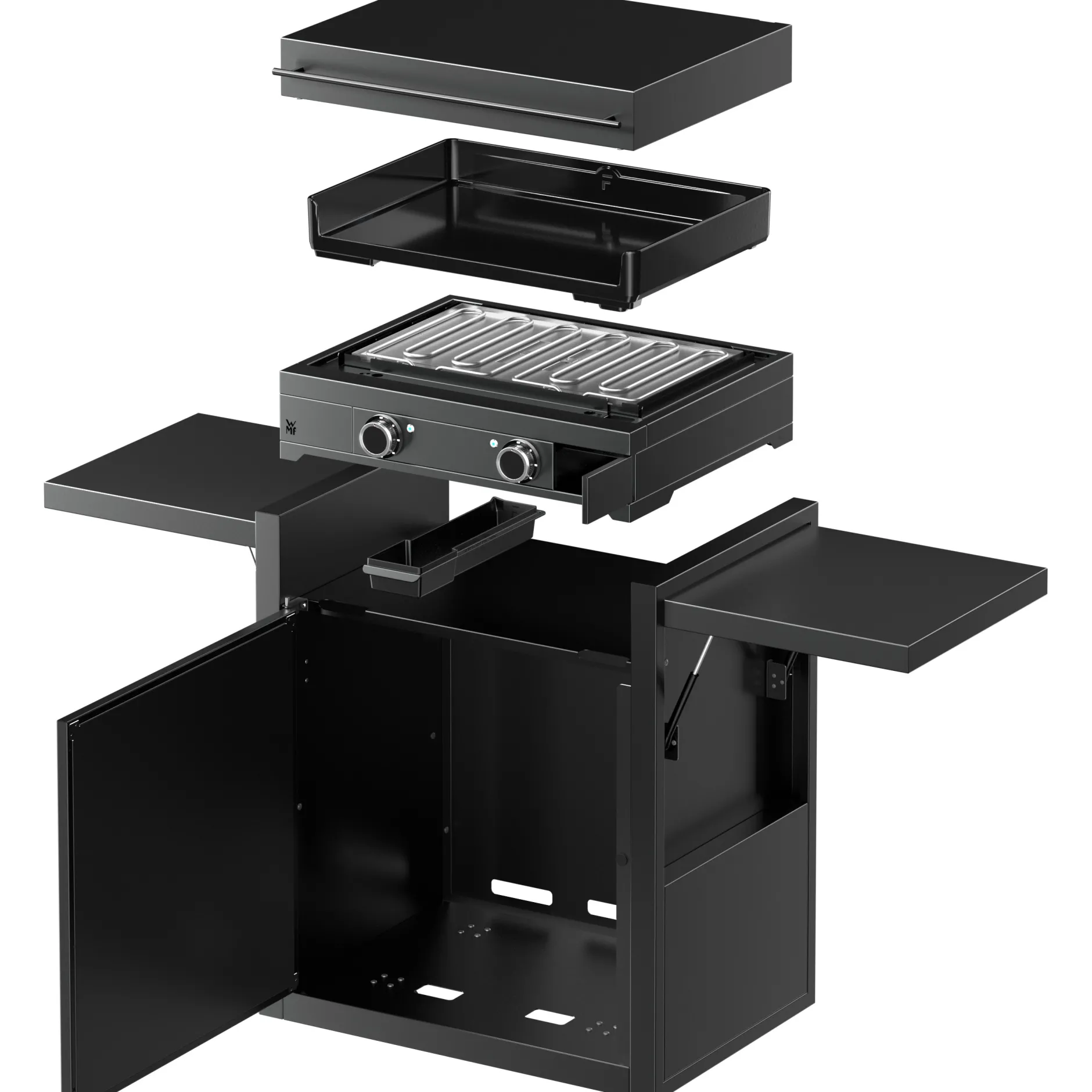 Edition One Plancha-Set mit Wagen, 60 cm, elektrisch|WMF Clearance