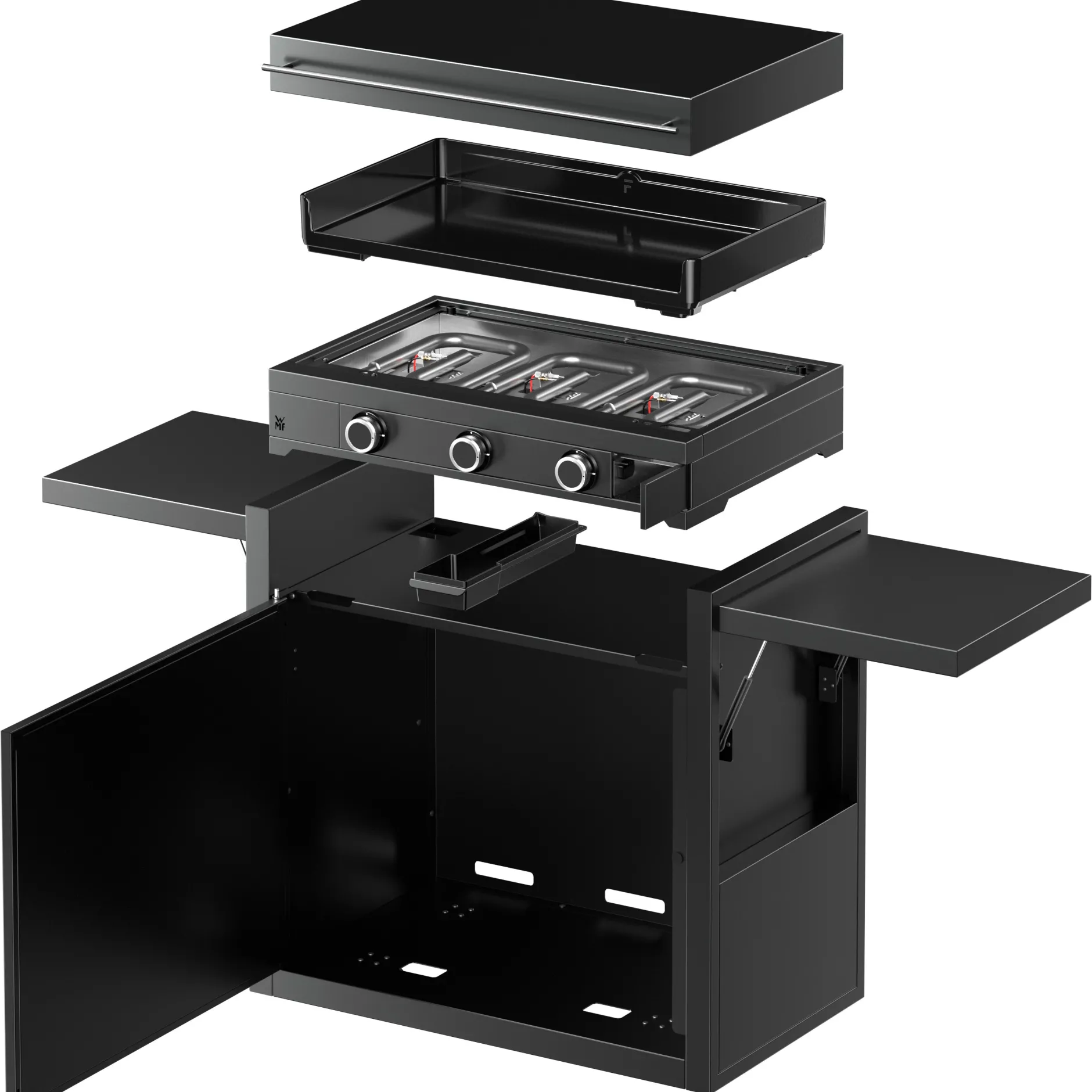 Edition One Plancha-Set mit Wagen, 75 cm, Gas|WMF Best