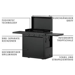Edition One Plancha-Set mit Wagen, 75 cm, Gas|WMF Best