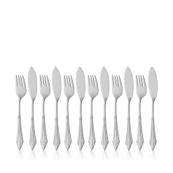 Fächer Fischbesteck-Set, 12-teilig, Cromargan protect®|WMF