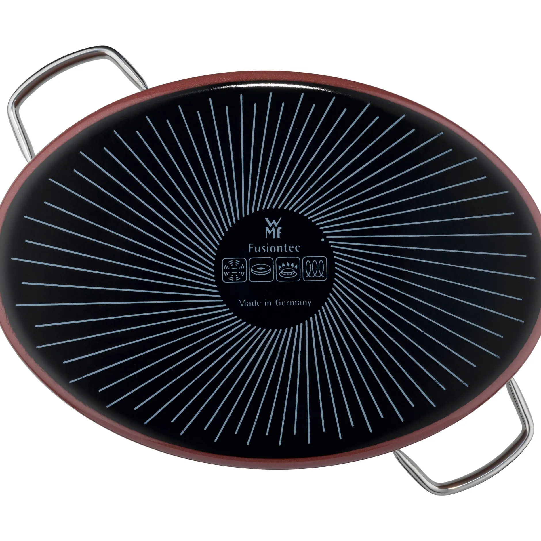 Fusiontec Mineral Bräter mit Glasdeckel, oval, 36 cm, Rose Quartz|WMF Clearance