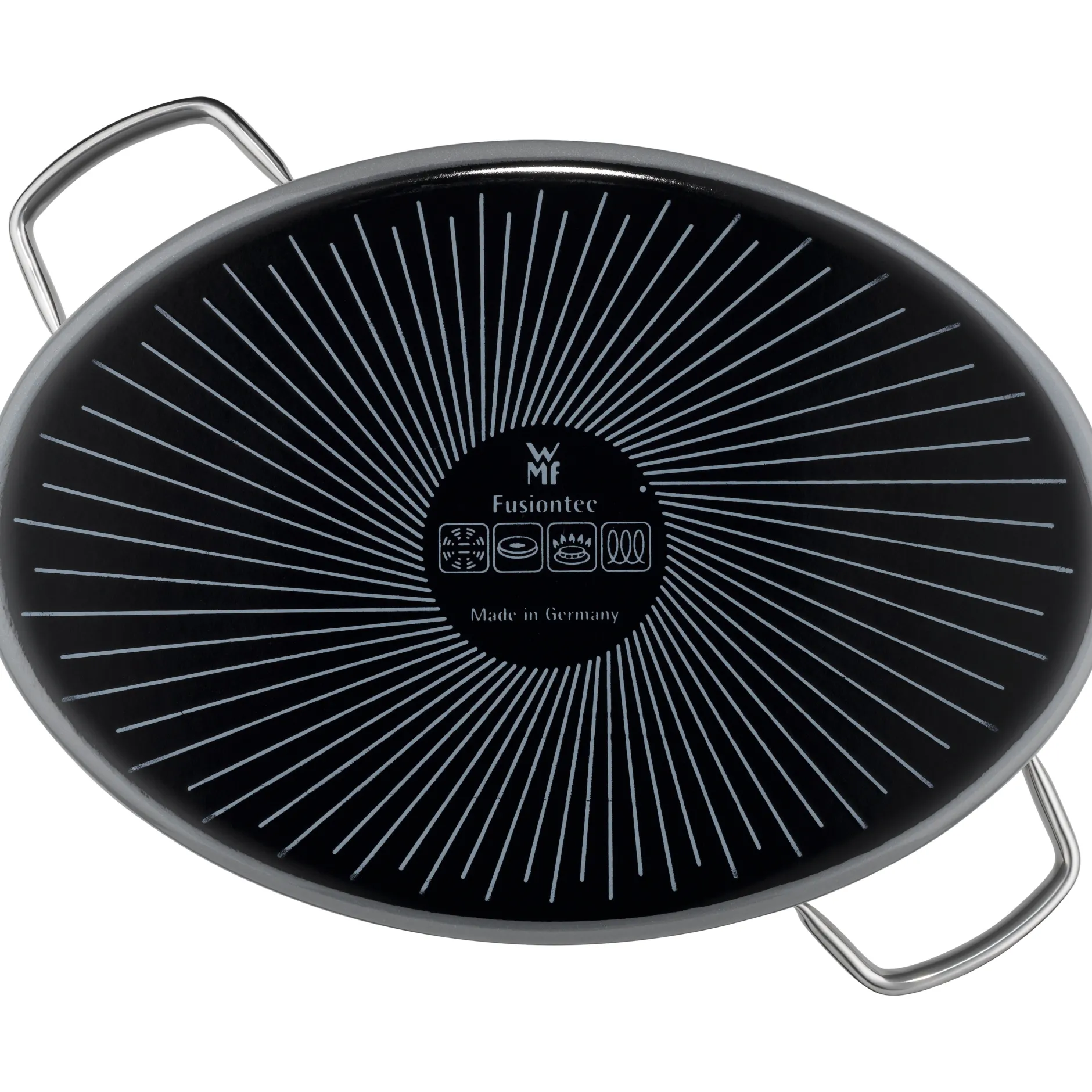 Fusiontec Mineral Bräter mit Glasdeckel, oval, 36 cm, Platinum|WMF Sale