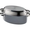 Fusiontec Mineral Multi-Bräter mit Edelstahldeckel, 38 cm, Platinum|WMF