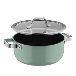 Fusiontec Mineral Pro, Bratentopf mit Deckel, 24 cm, Eucalyptus Haze|WMF Online