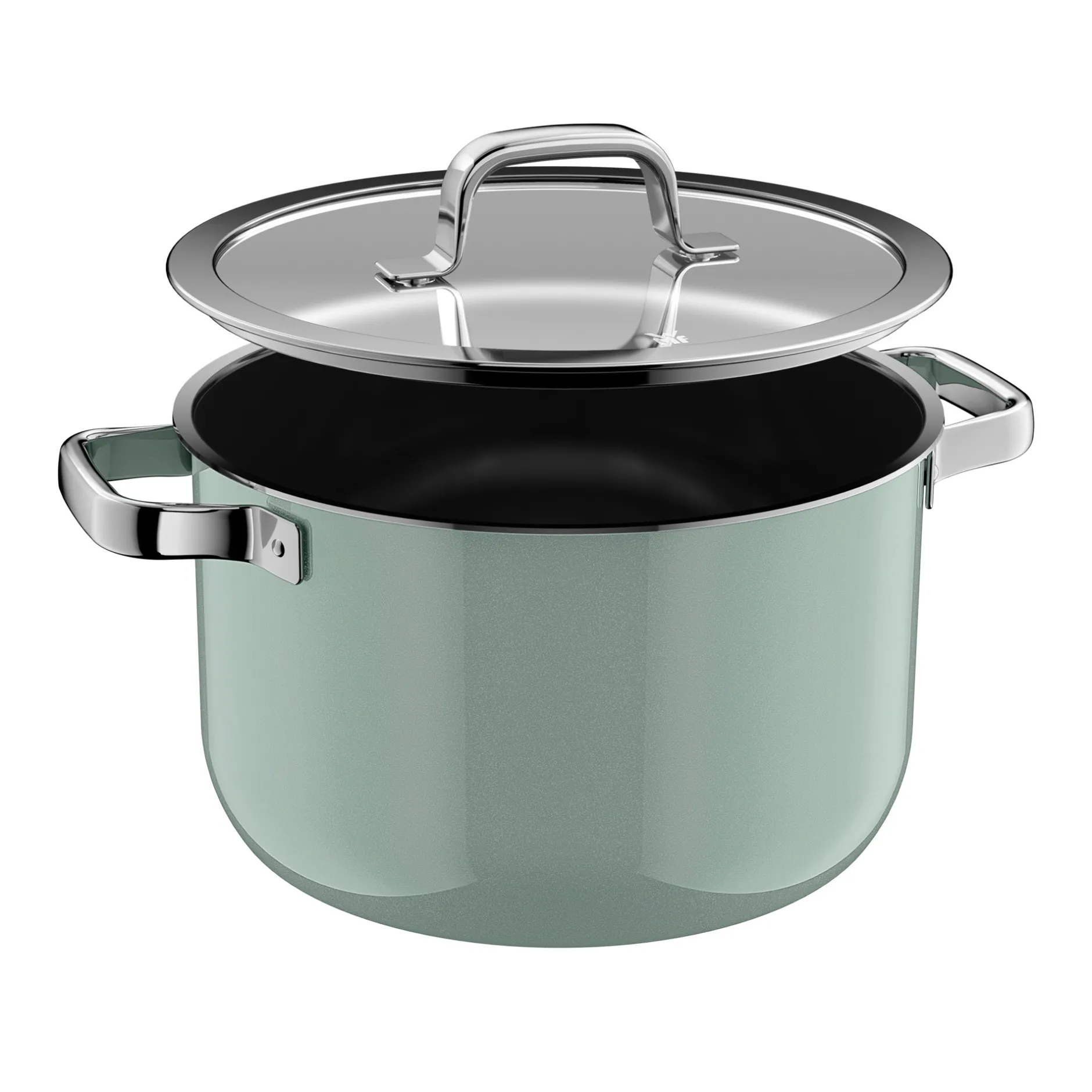 Fusiontec Mineral Pro, Kochtopf mit Deckel, 24 cm, Eucalyptus Haze|WMF New
