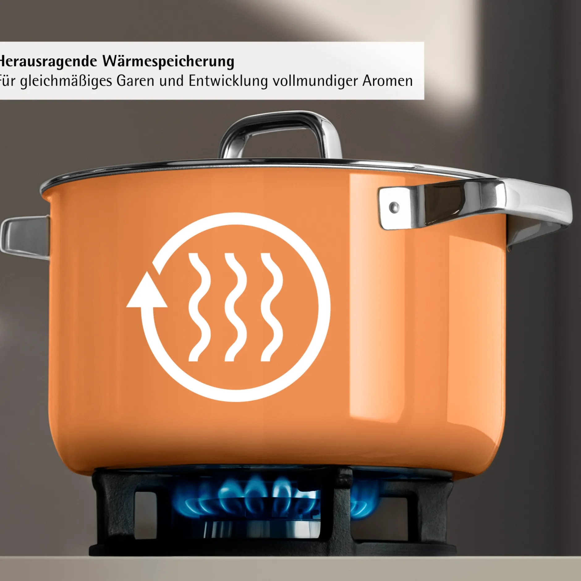 Fusiontec Mineral Pro, Topf-Set, 4-teilig, Papaya Orange|WMF Clearance