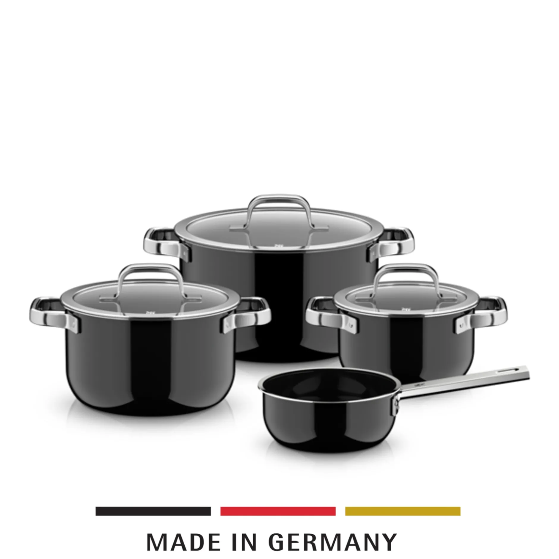 Fusiontec Mineral Pro, Topf-Set, 4-teilig, Black|WMF New