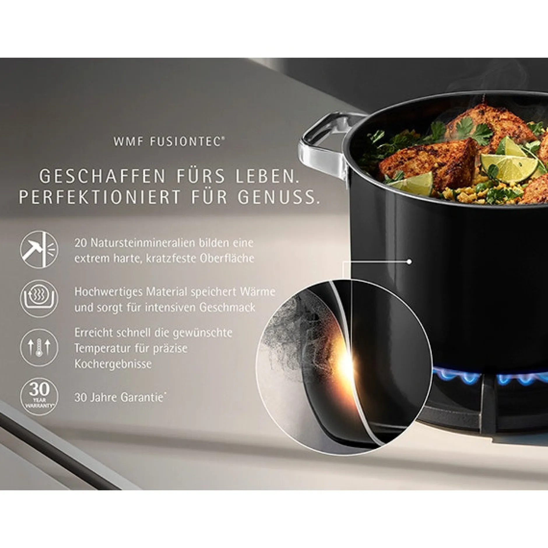 Fusiontec Mineral Pro, Topf-Set, 4-teilig, Black|WMF New