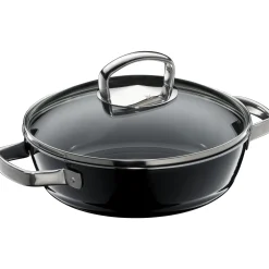 Fusiontec Mineral Schmorpfanne mit Glasdeckel, 24 cm, Black|WMF Hot