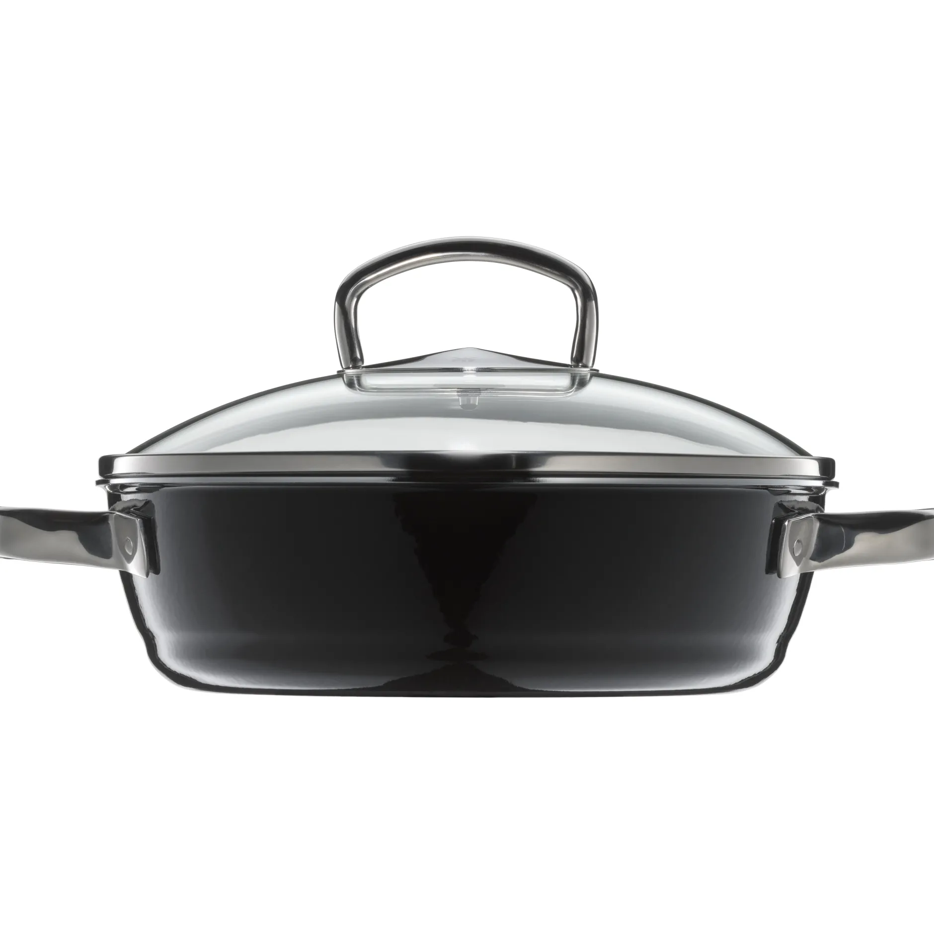 Fusiontec Mineral Schmorpfanne mit Glasdeckel, 24 cm, Black|WMF Hot