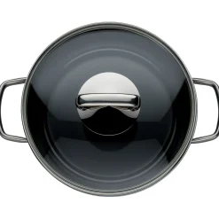 Fusiontec Mineral Schmorpfanne mit Glasdeckel, 24 cm, Black|WMF Hot