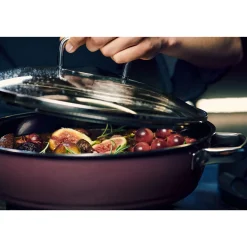 Fusiontec Mineral Schmorpfanne mit Glasdeckel, 24 cm, Black|WMF Hot