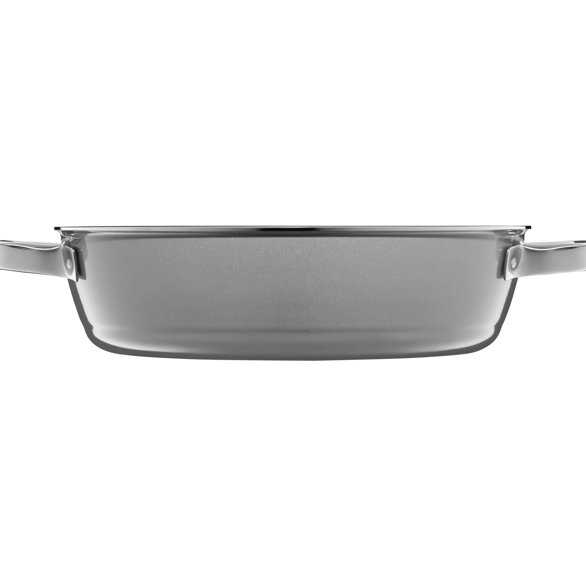 Fusiontec Mineral Schmorpfanne mit Glasdeckel, 24 cm, Platinum|WMF New