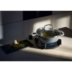 Fusiontec Mineral Schmorpfanne mit Glasdeckel, 24 cm, Platinum|WMF New