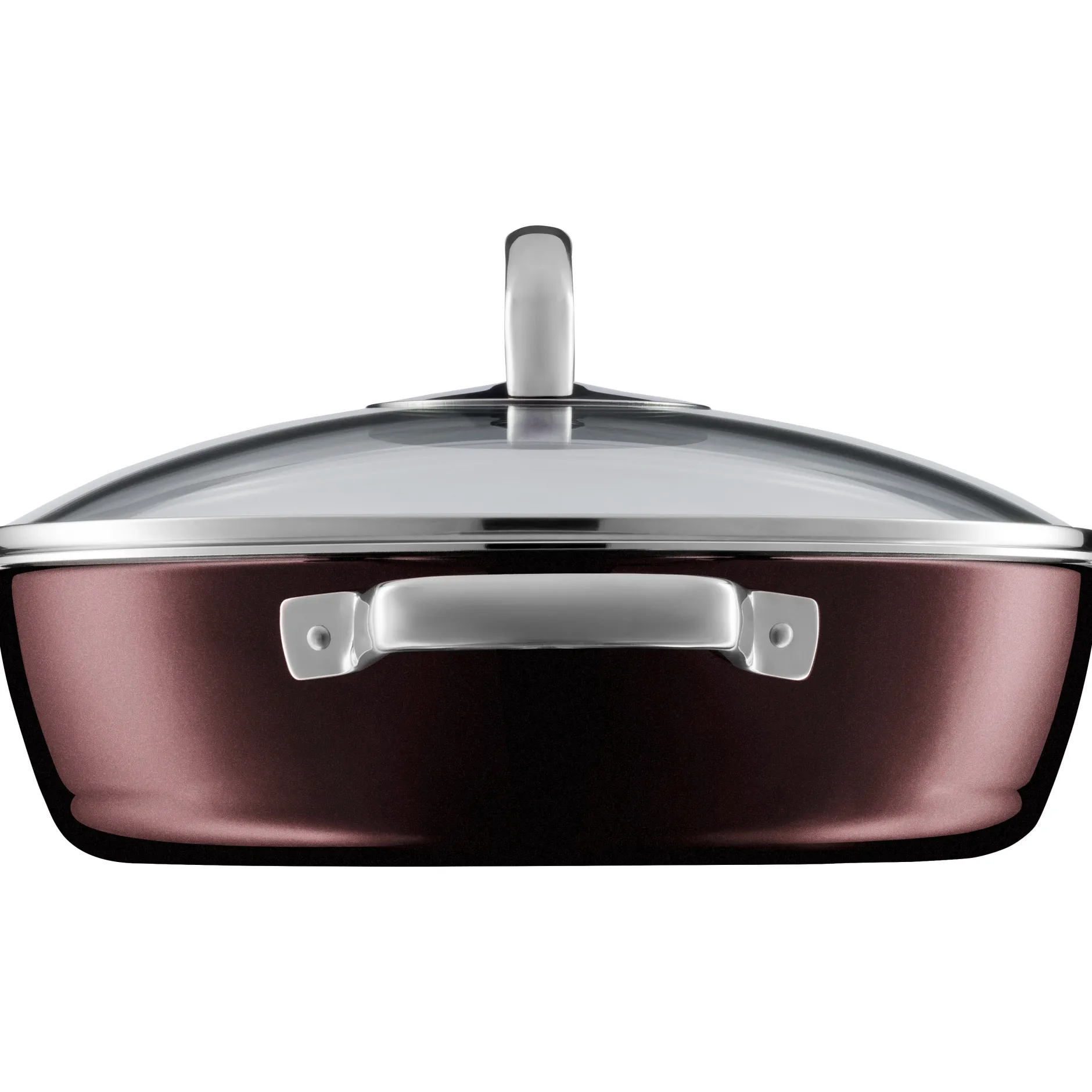 Fusiontec Mineral Schmorpfanne mit Glasdeckel, 28 cm, Rose Quartz|WMF Clearance