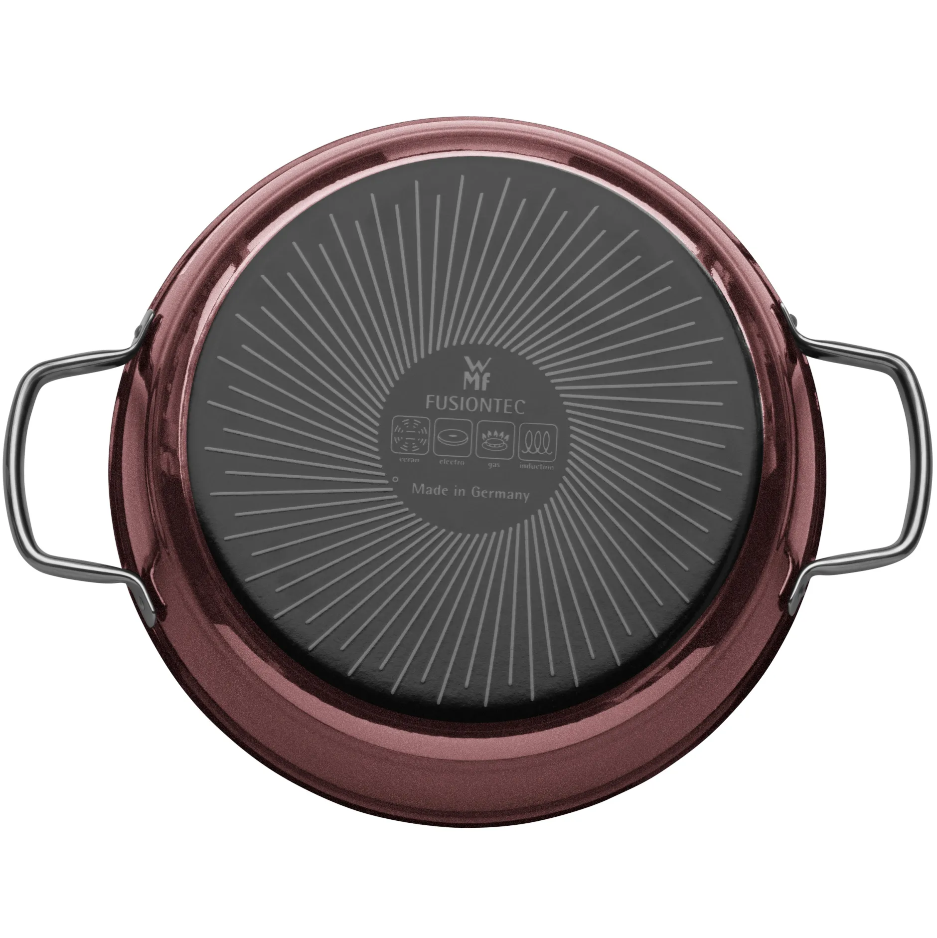 Fusiontec Mineral Schmorpfanne mit Glasdeckel, 28 cm, Rose Quartz|WMF Clearance