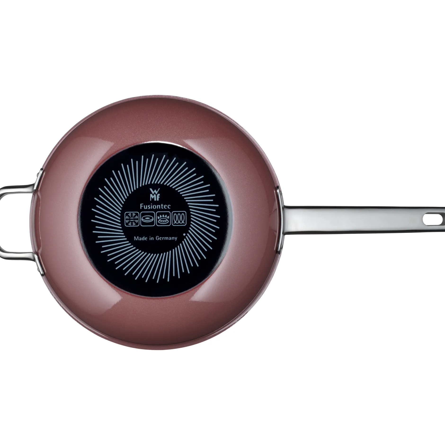 Fusiontec Mineral Wok mit Glasdeckel, 28 cm, Rose Quartz|WMF Outlet