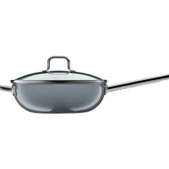 Fusiontec Mineral Wok mit Glasdeckel, 28 cm, Platinum|WMF New