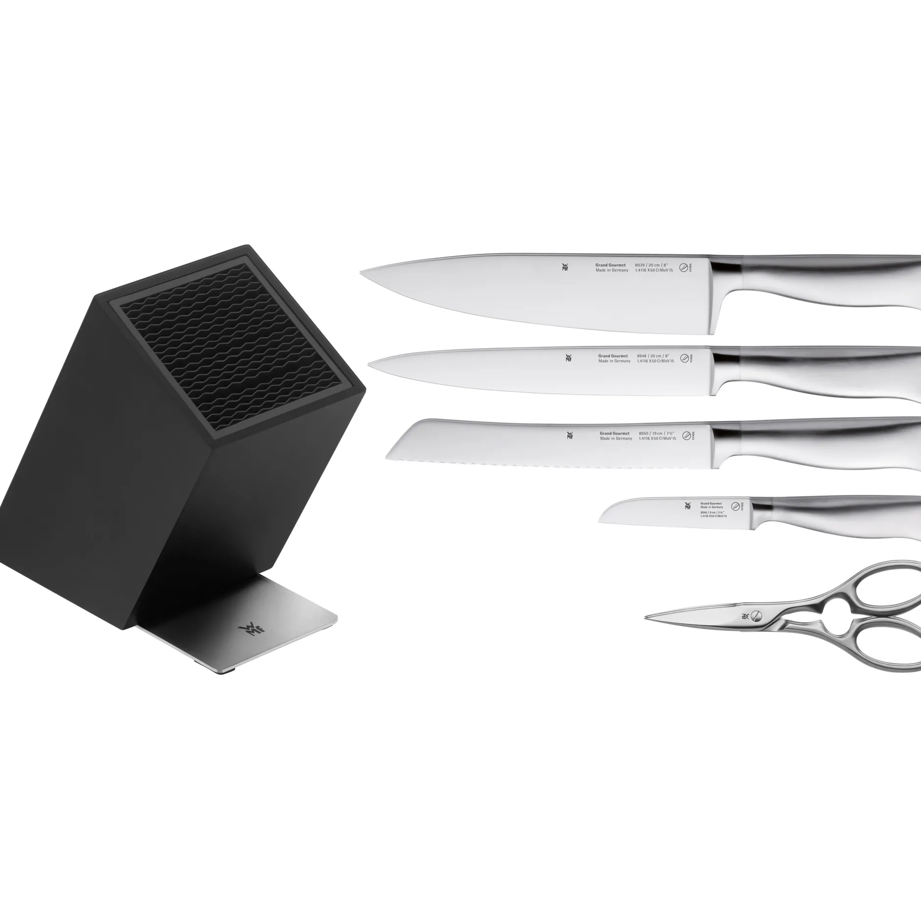 Grand Gourmet Messer-Vorteils-Set* mit FlexTec Messerblock, 6-teilig|WMF Best