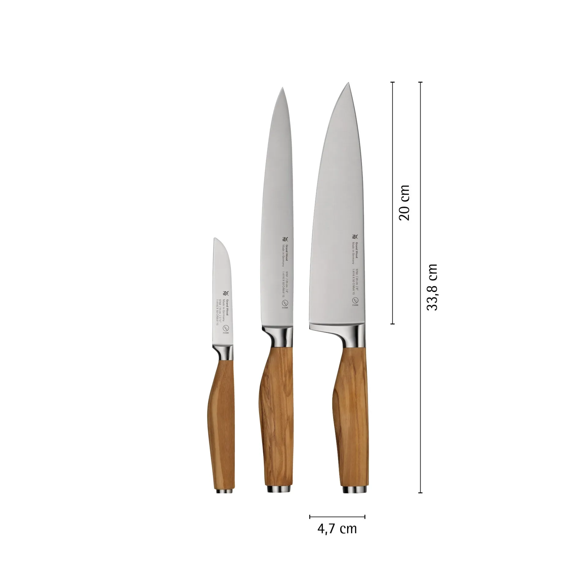 Grand Wood Messer-Set, 3-teilig|WMF Sale