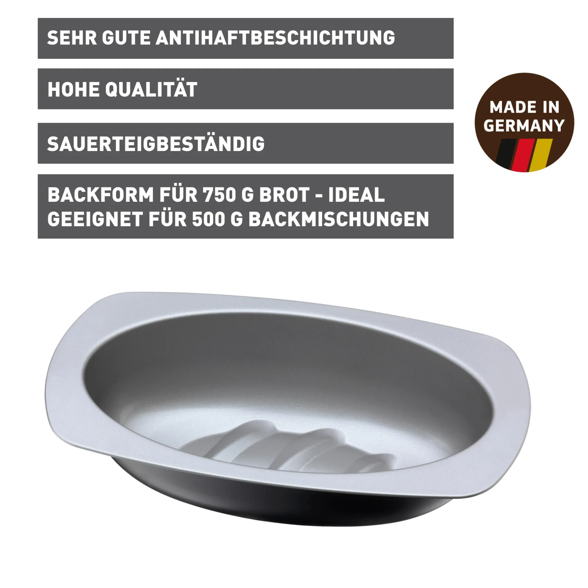 KAISER Inspiration Brotbackform, oval, 32 cm|WMF Sale