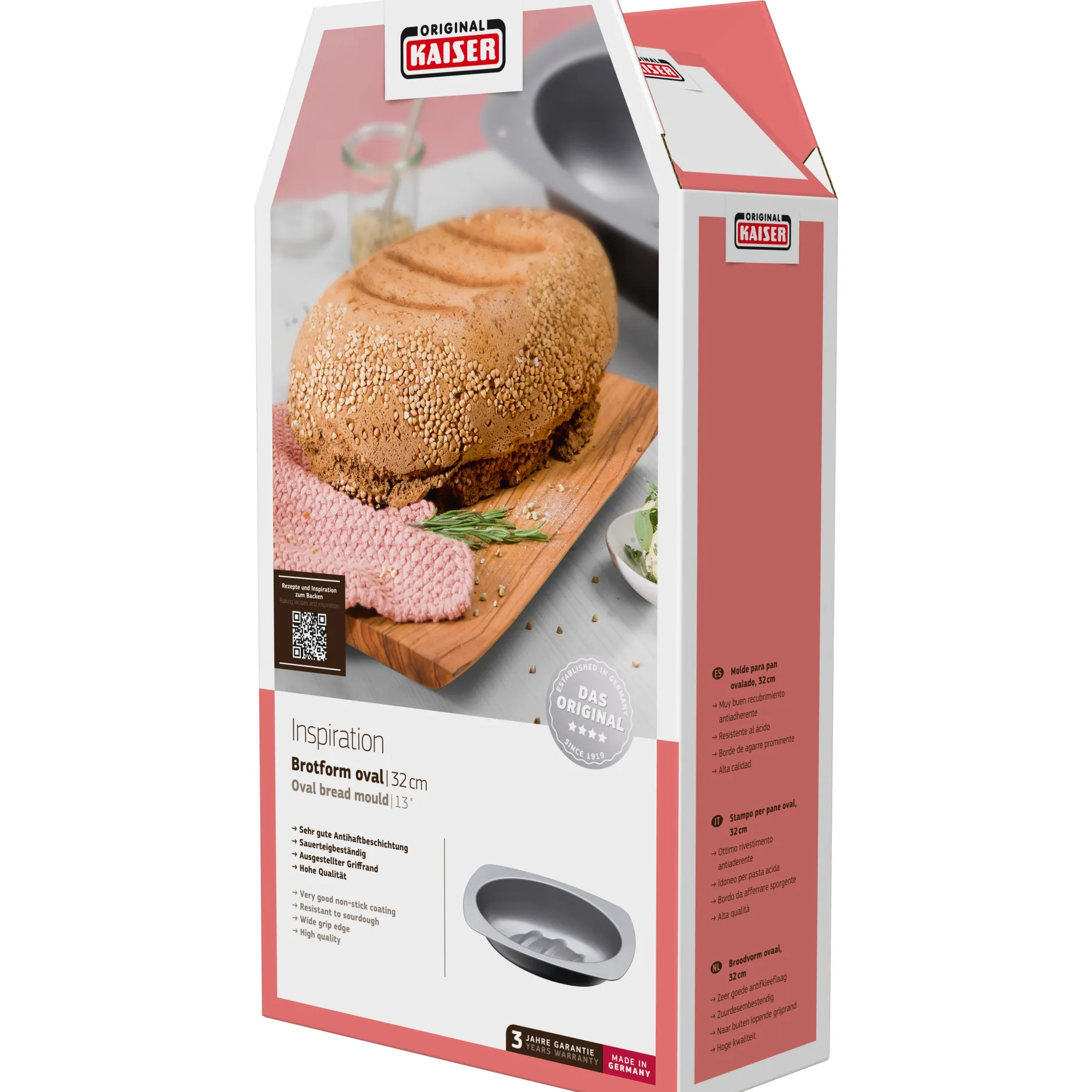 KAISER Inspiration Brotbackform, oval, 32 cm|WMF Sale