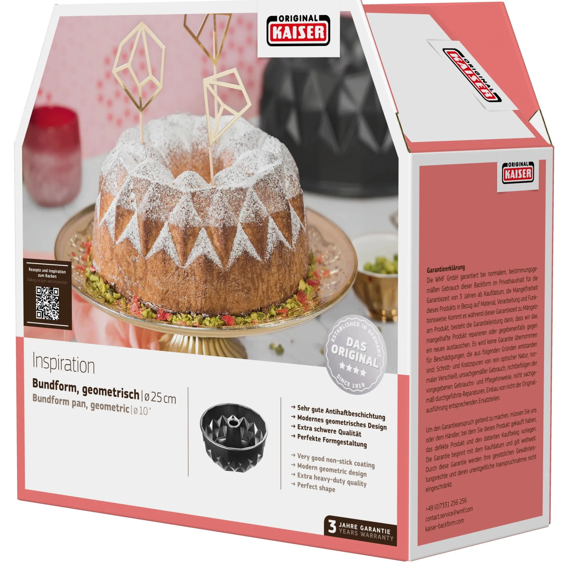 KAISER Inspiration Bundform geometrisch, 25 cm|WMF Discount
