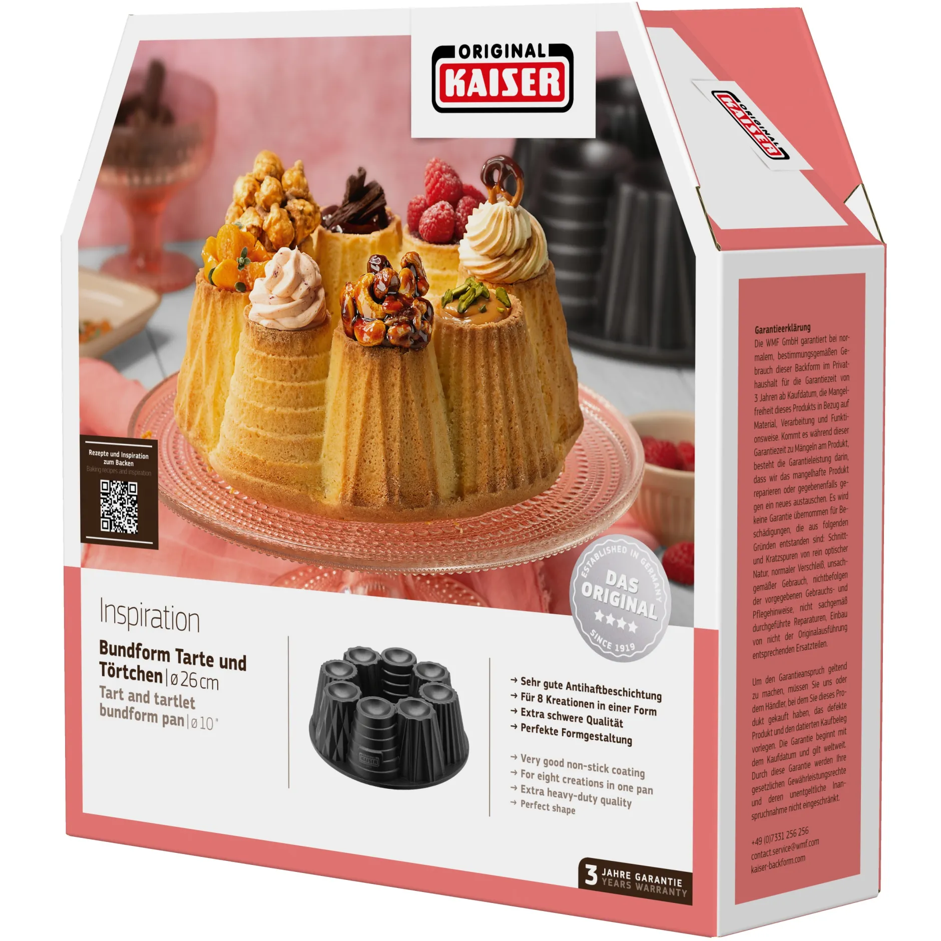 KAISER Inspiration Bundform Tartes und Törtchen, 26 cm|WMF Sale