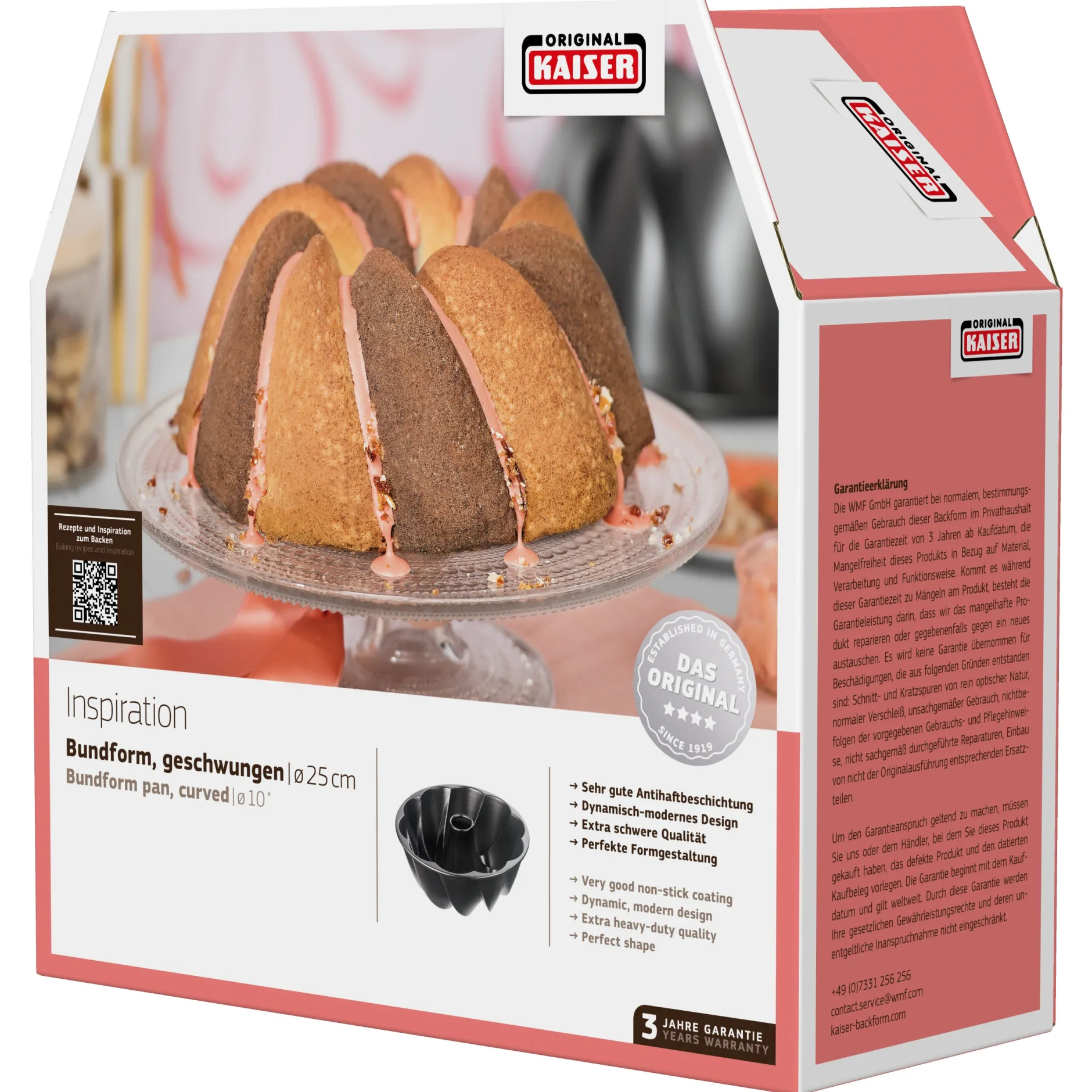 KAISER Inspiration Bundform geschwungen, 25 cm|WMF Clearance