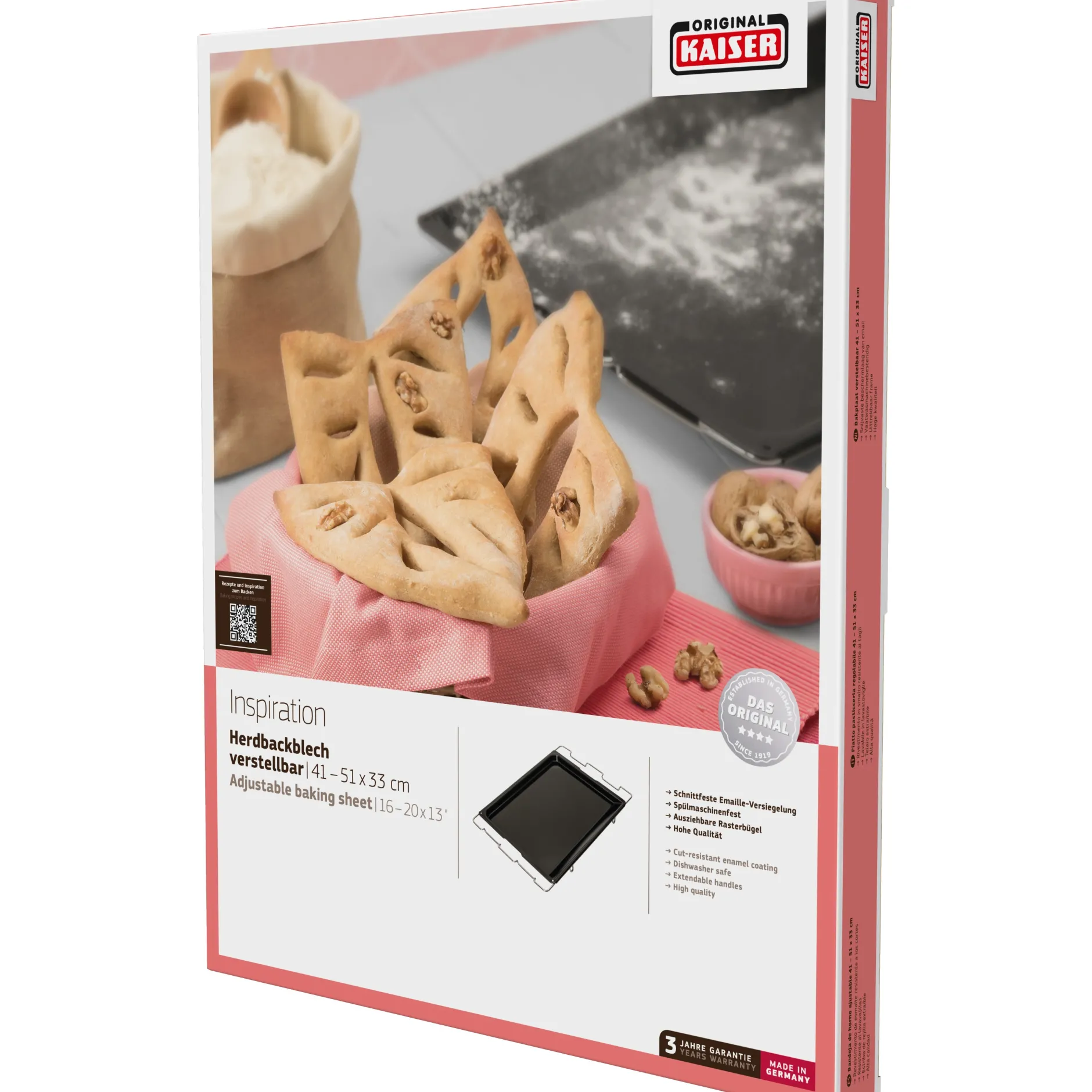 KAISER Inspiration Herdbackblech verstellbar, 41-51 x 33 cm|WMF New