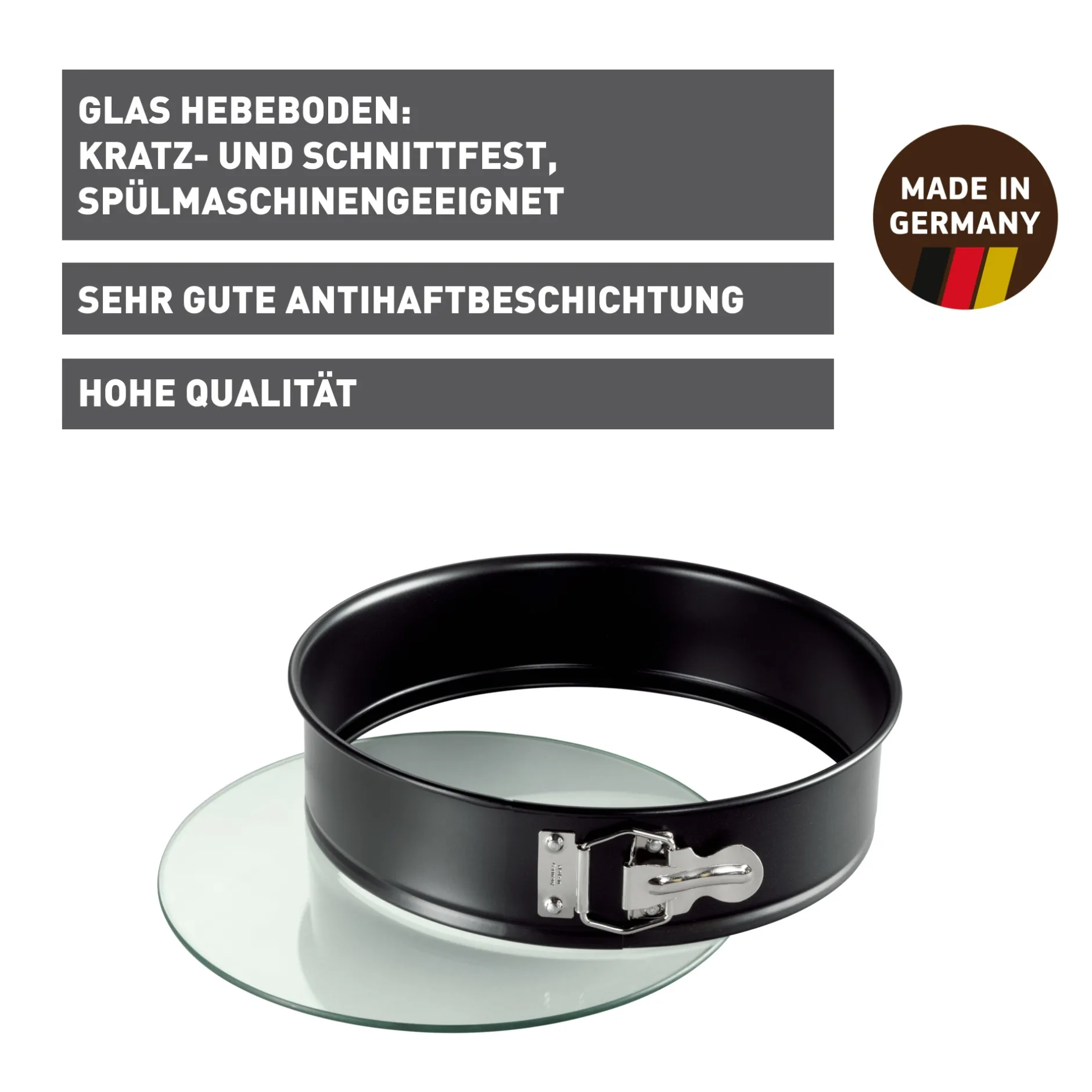KAISER Inspiration Springform mit Glashebeboden, 26 cm|WMF