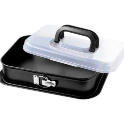 KAISER Inspiration Springform rechteckig mit Transporthaube, 35 x 24 cm|WMF Discount