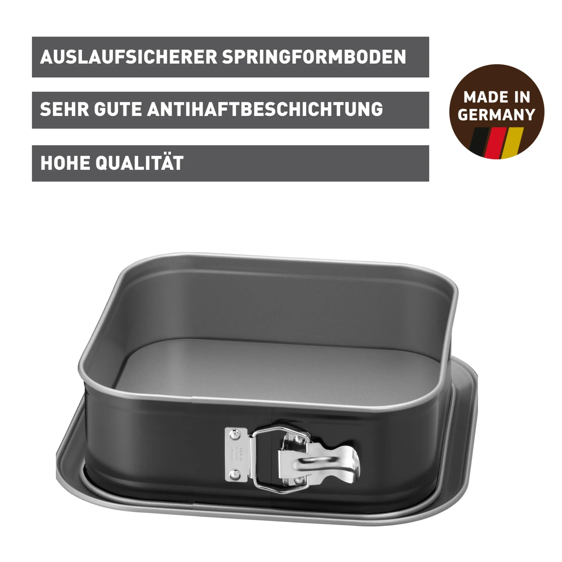 KAISER Inspiration Springform quadratisch, 24 x 24 cm|WMF Outlet