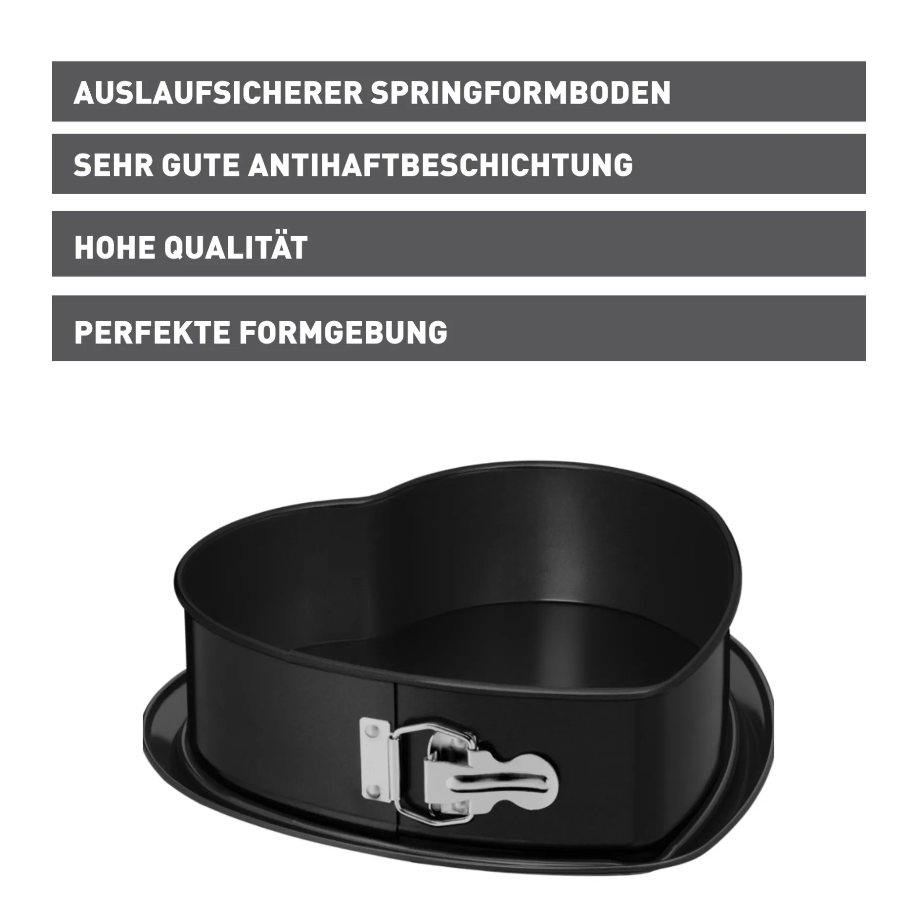 KAISER Inspiration Springform Herzkuchen, 25 x 26 x 7 cm|WMF New