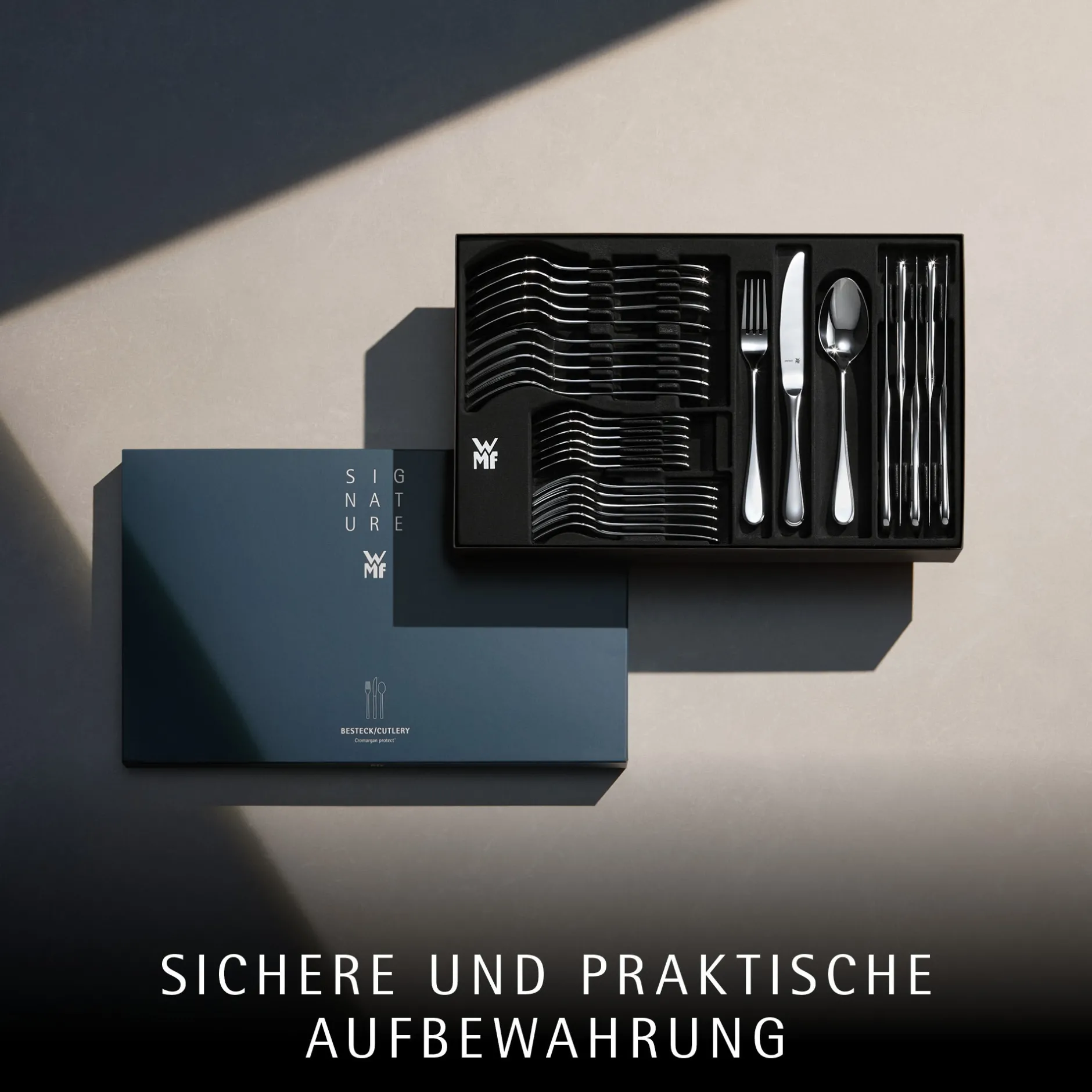 Kent Plus Besteck-Set, 30-teilig, Cromargan protect®|WMF Hot
