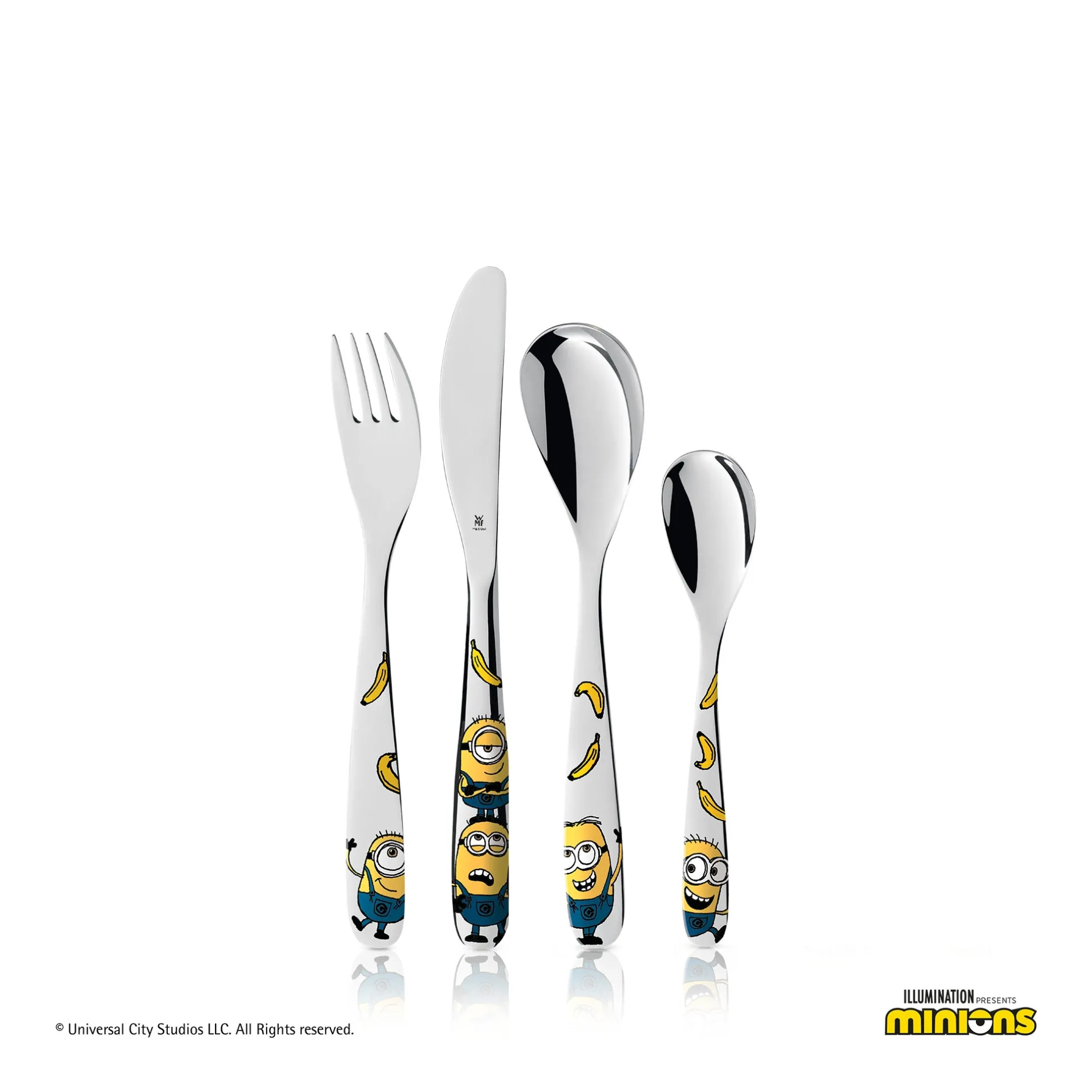 Kinderbesteck-Set Minions®, 4-teilig|WMF Hot