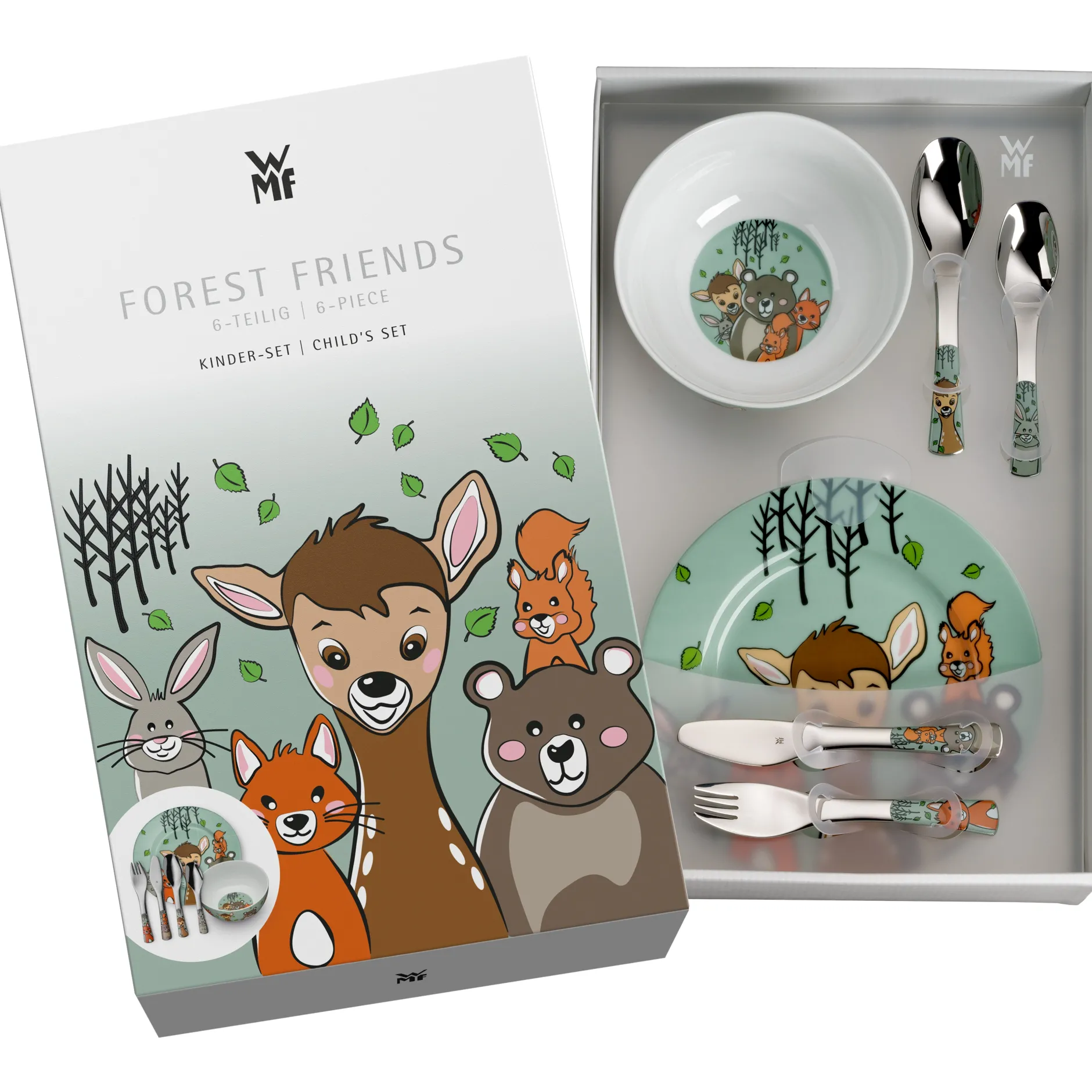 Kindergeschirr-Set Waldfreunde, 6-teilig|WMF Sale