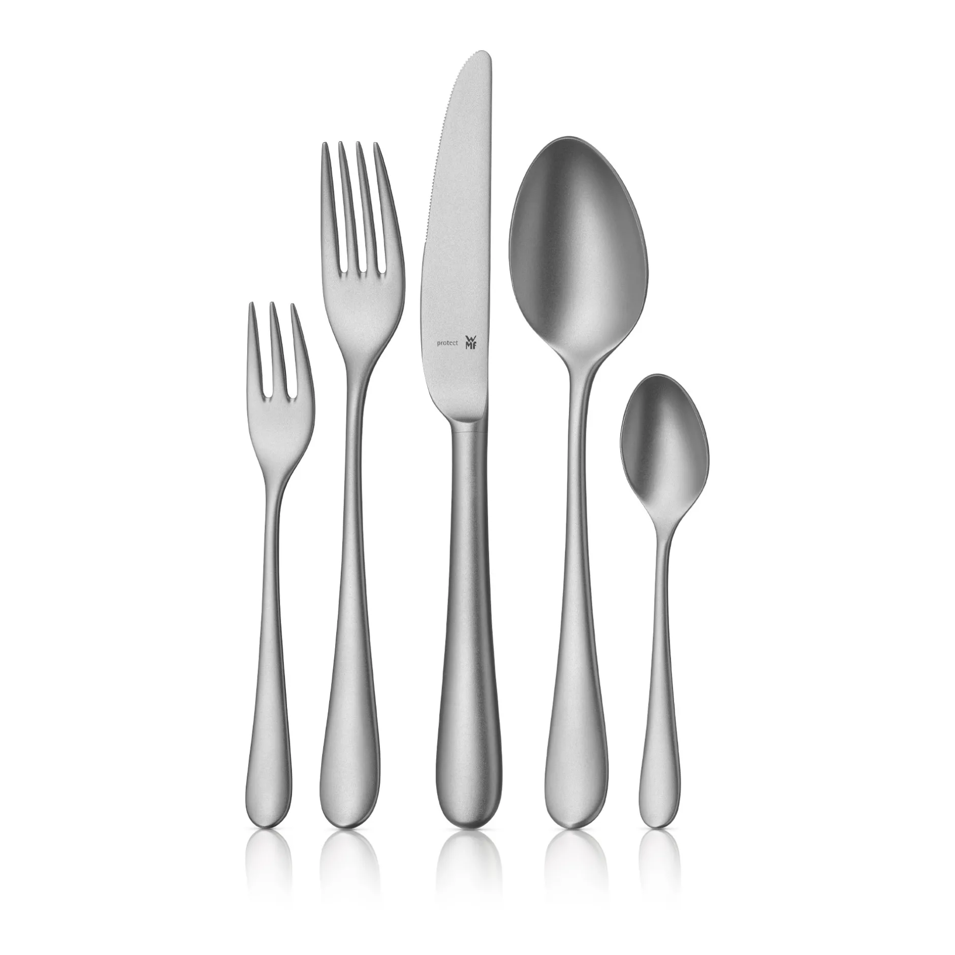 Merit Besteck-Set, 66-teilig, Cromargan protect®, sandgestrahlt|WMF New