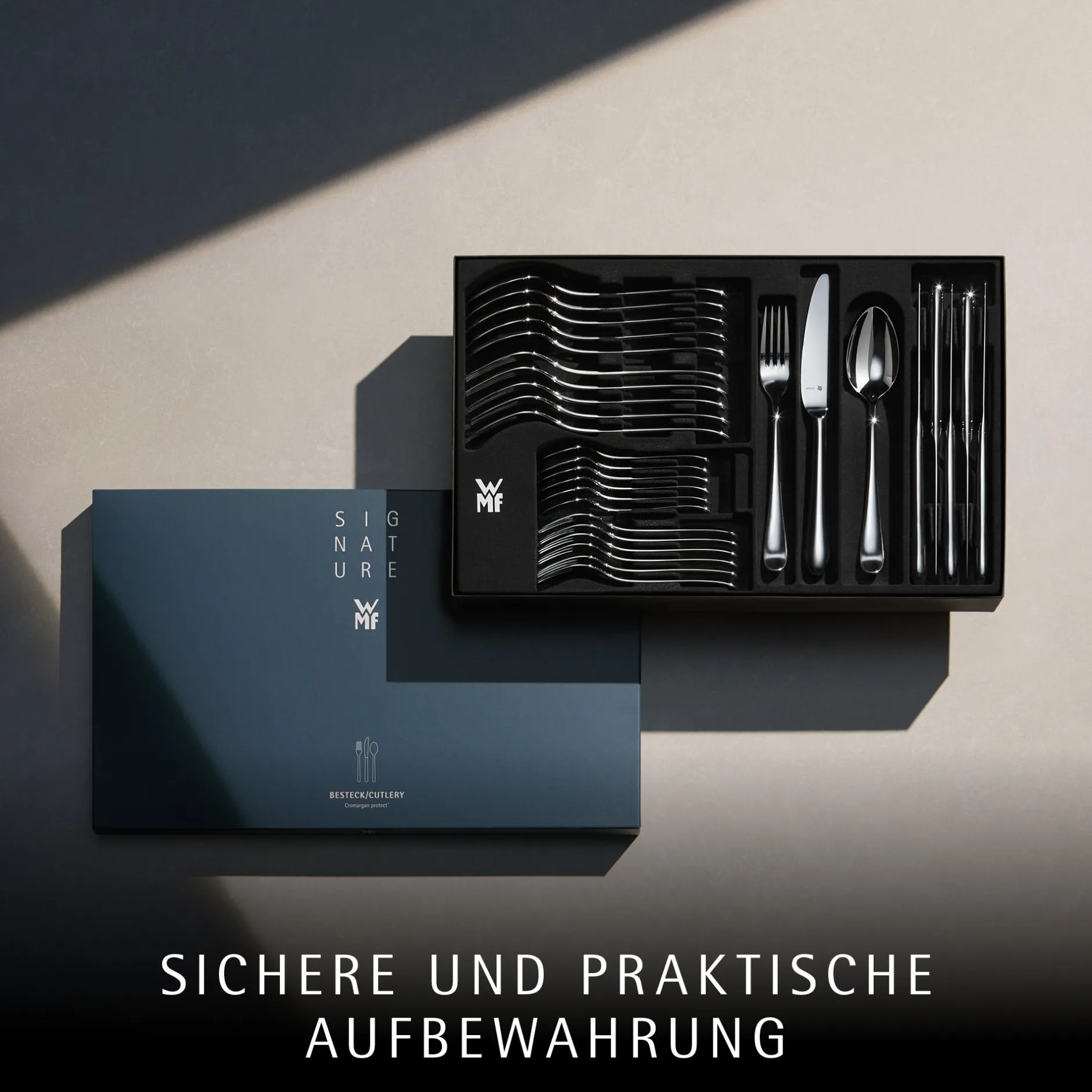 Merit Besteck-Set, 30-teilig, Cromargan protect®|WMF Outlet