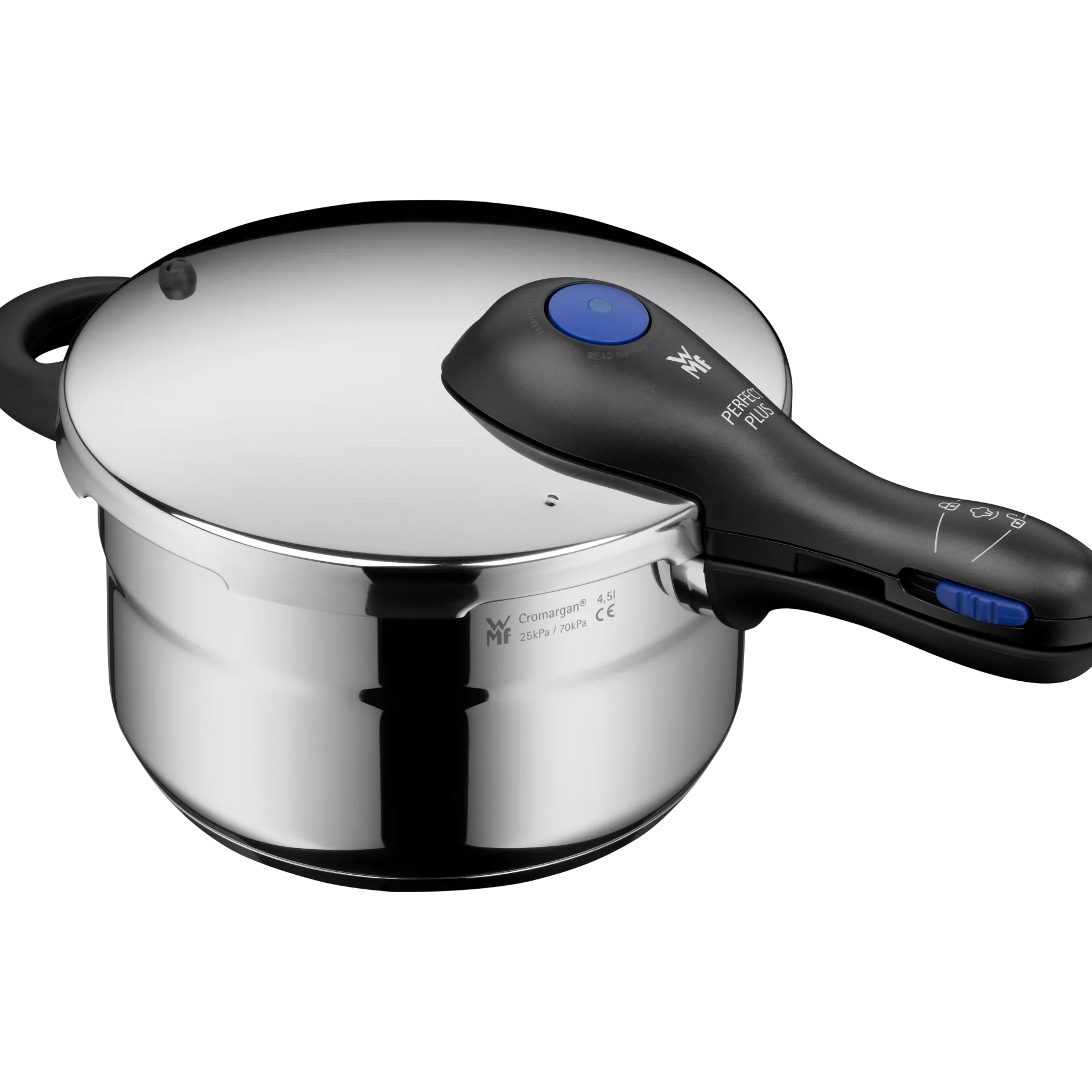 Perfect Plus One Pot Schnellkochtopf-Set, 22 cm, 3 & 4,5 L, stapelbar, mit Dämpfeinsatz|WMF Outlet
