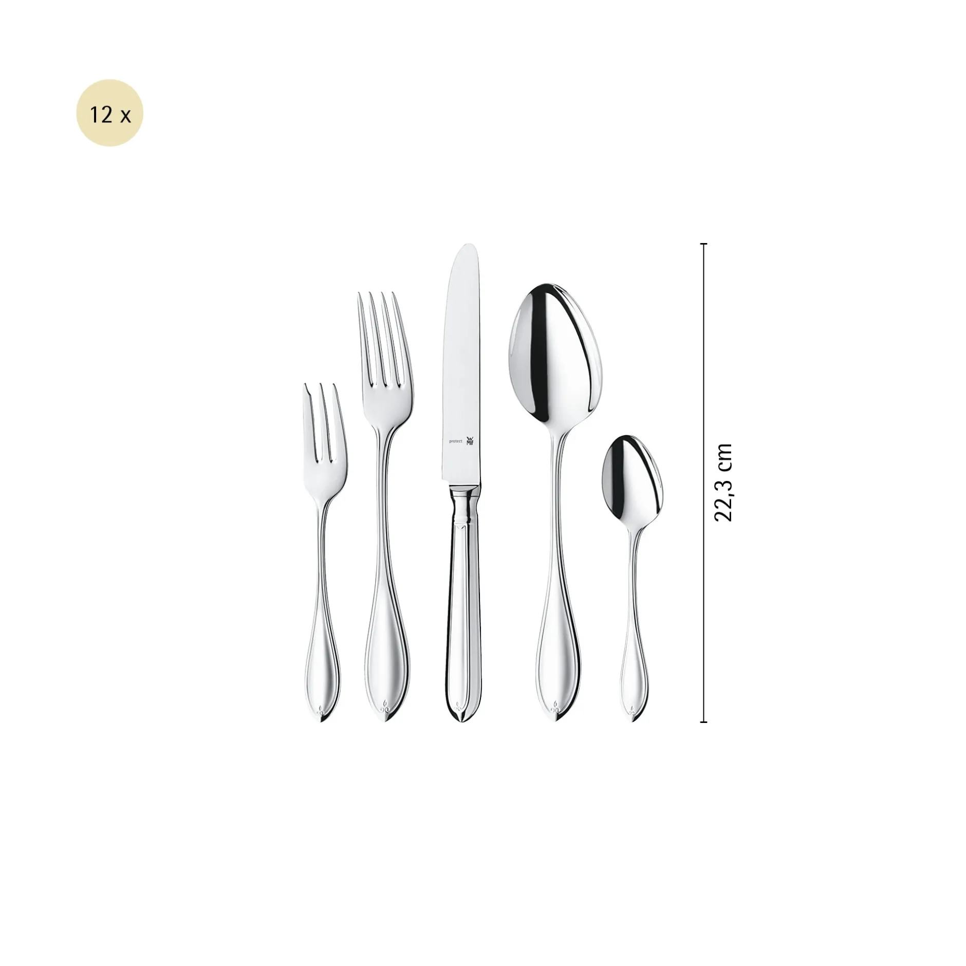 Premiere Besteck-Set, 66-teilig, Cromargan protect®|WMF Clearance