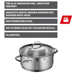 Silit Achat Bratentopf mit Deckel, 20 cm|WMF New