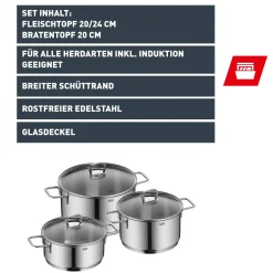 Silit Alicante Topf-Set, 3-teilig|WMF