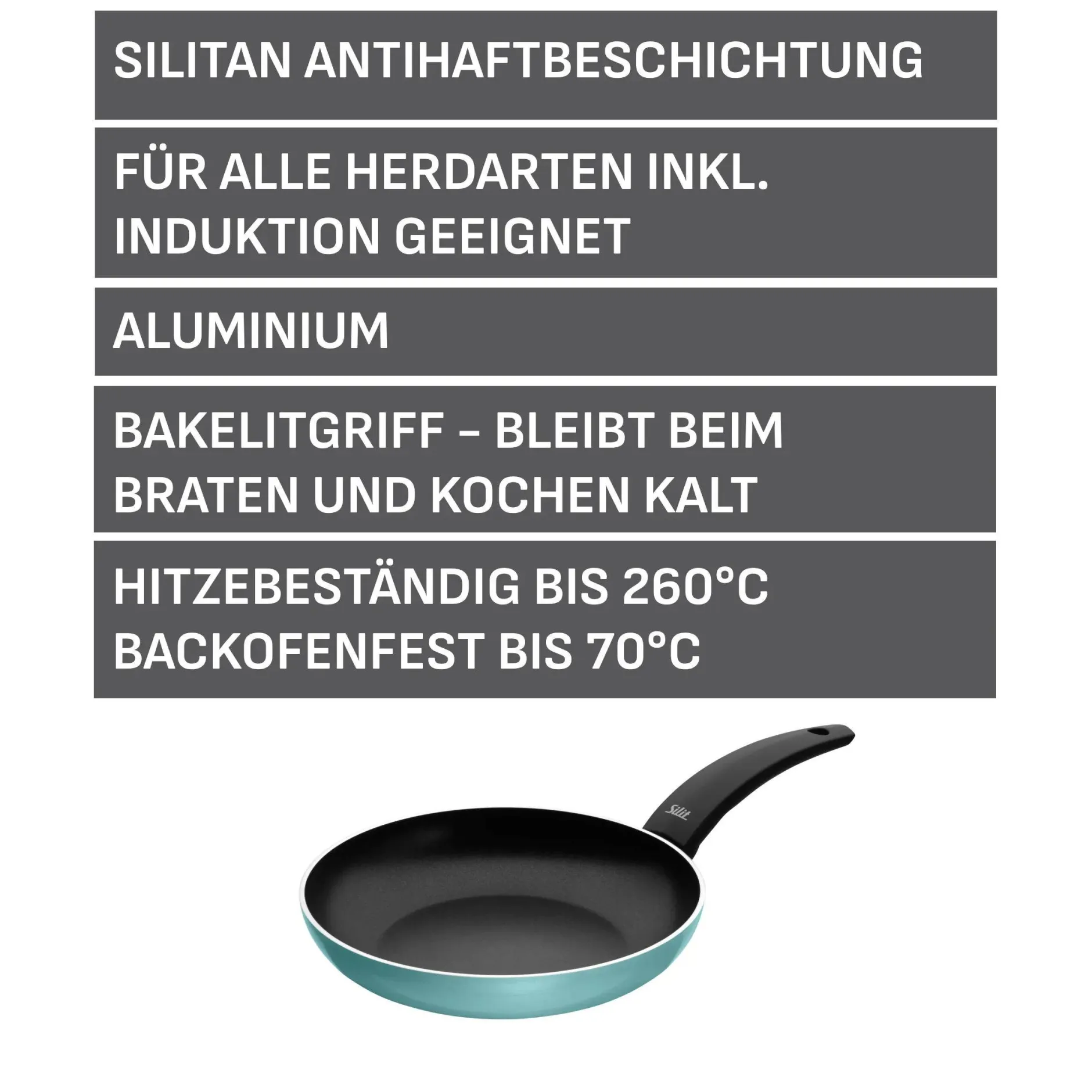 Silit Belluna Stielpfanne, 24 cm, Grün|WMF Best