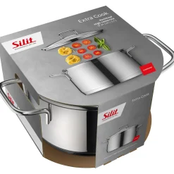 Silit Extra Cook Kochtopf 20 cm mit Glasdeckel|WMF